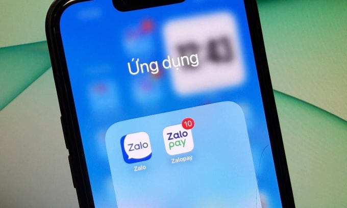 Ứng dụng Zalo và Zalopay. Ảnh: Phương Đông