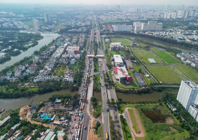 Bất động sản khu Nam TP HCM. Ảnh: Quỳnh Trần