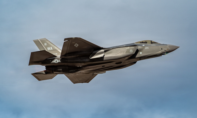 Tiêm kích F-35 tại căn cứ Nellis, bang Nevada của Mỹ tháng 11/2025. Ảnh: USAF