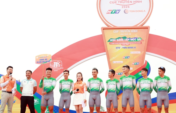 Đội Công an TP HCM, tân binh của Cup Truyền hình HTV 2026. Ảnh: Đức Đồng