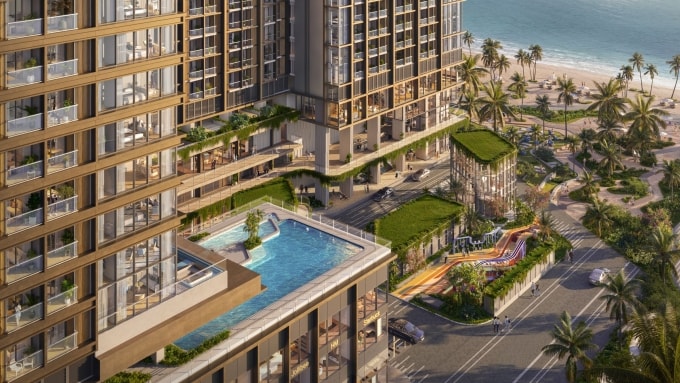 Quỹ căn The Spotlight Collection tại Aria Bay thiết lập theo tiêu chuẩn nghỉ dưỡng cao cấp và tiềm năng khai thác vận hành. Ảnh: BIM Land