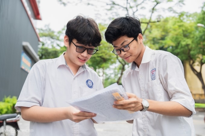 Học sinh thi lớp 10 ở Hà Nội năm 2025. Ảnh: Tùng Đinh