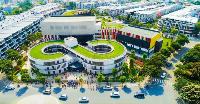 Trường mầm non Hugo House, Van Phuc City. Ảnh: VPG