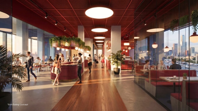 Lusso Plaza là tổ hợp thương mại - dịch vụ nội khu, phục vụ cư dân và chuyên gia sinh sống trong Lusso Saigon. Ảnh: Phát Đạt