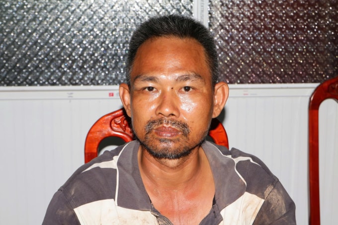 Thái Văn Bình tại cơ quan điều tra. Ảnh: Thanh Thảo