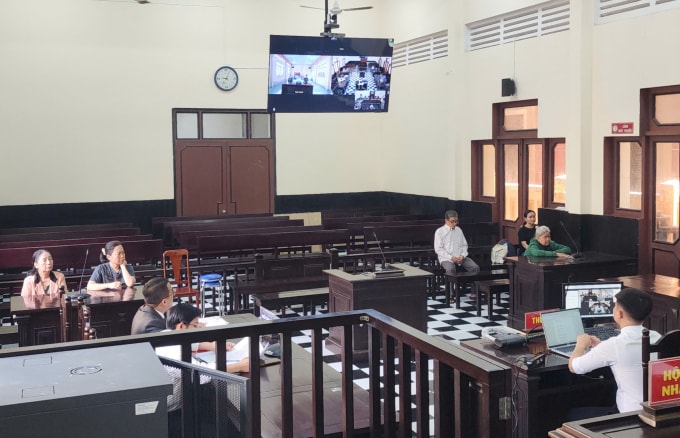 Phiên xét xử Nguyễn Thu Trang. Ảnh: Nam An