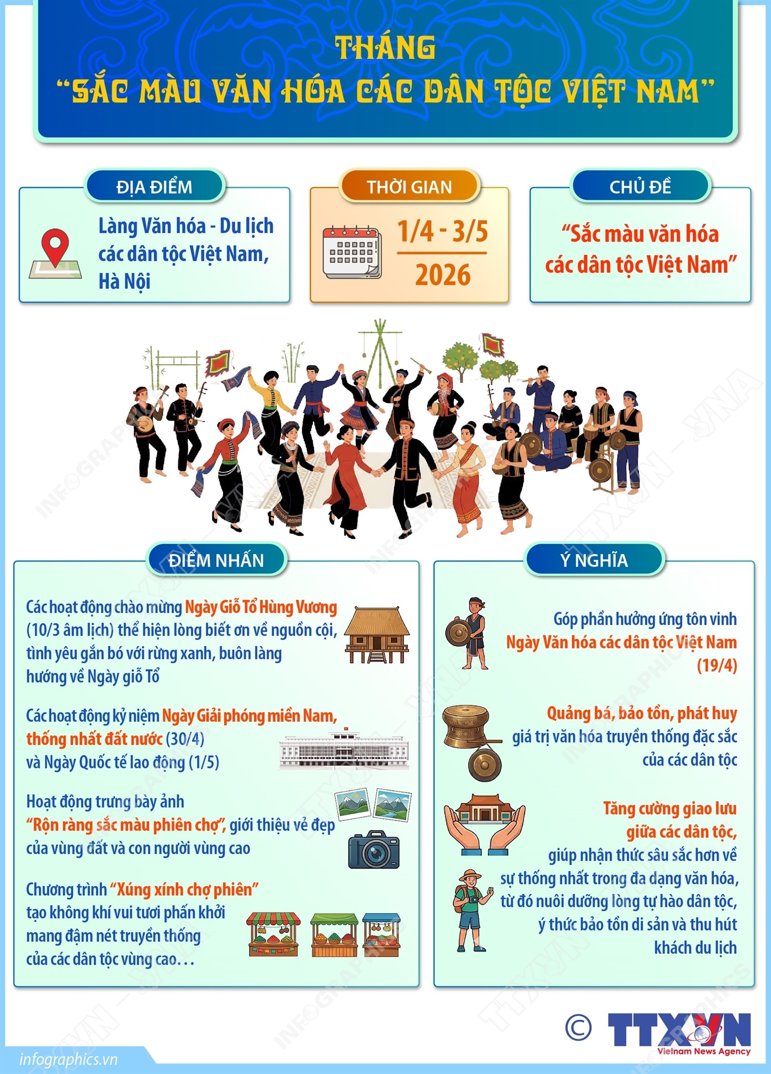 Tháng 'Sắc màu văn hóa các dân tộc Việt Nam'- Ảnh 1.