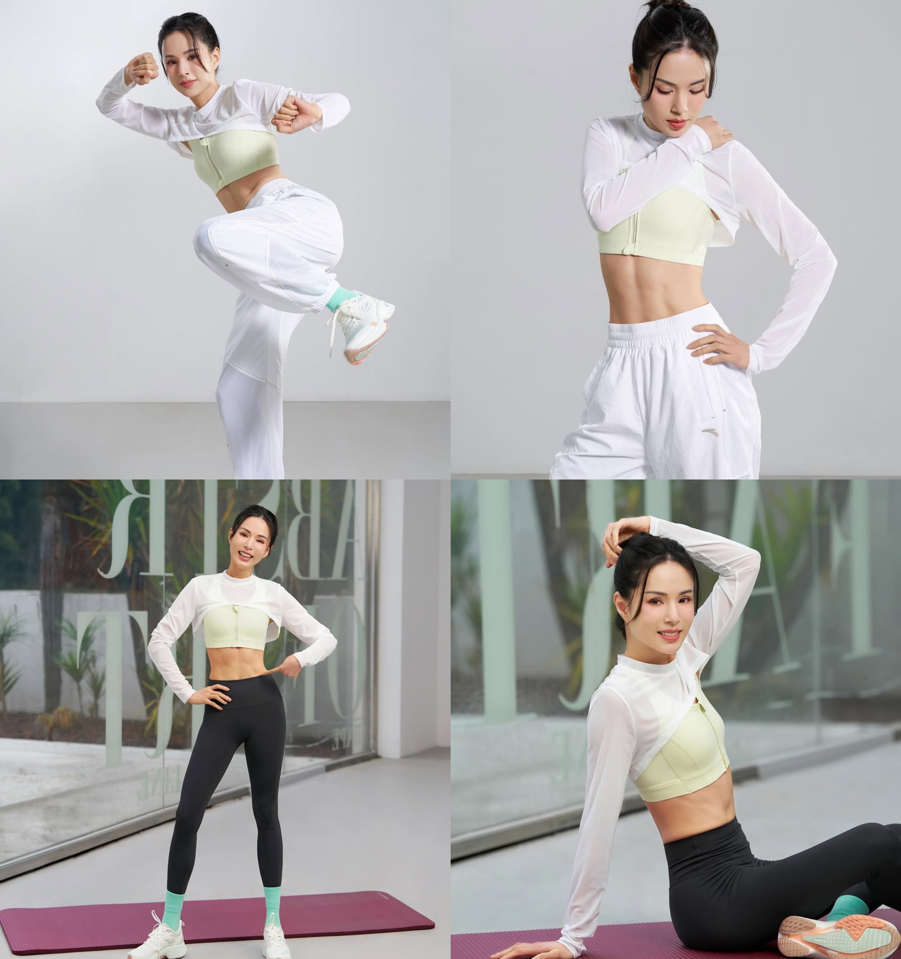 Lý Nhược Đồng khiến nhiều người ngỡ ngàng với thân hình gọn gàng, quyến rũ