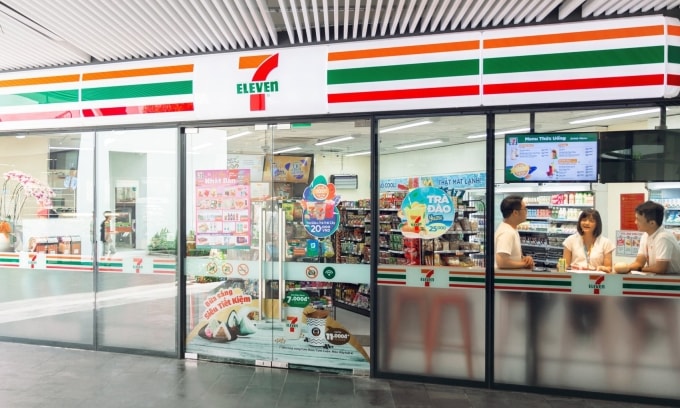 Cửa hàng 7-Eleven đặt trong trụ sở Tập đoàn VNG ở TP HCM. Ảnh: VNG
