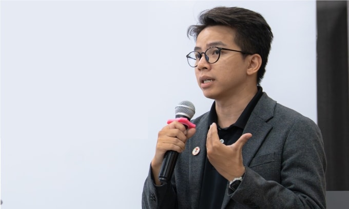 Ông Lưu Tất Trung, Giám đốc công nghệ 7-Eleven Việt Nam. Ảnh: Ngọc Diễm