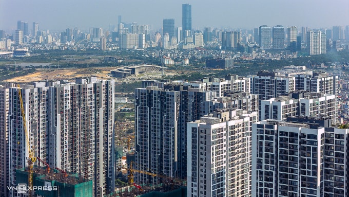 Bất động sản phía tây Hà Nội. Ảnh: Giang Huy