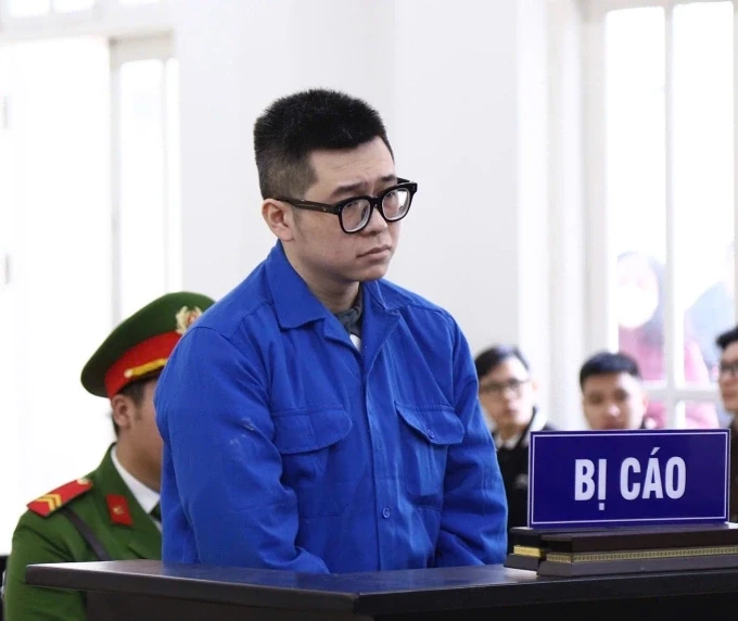 Bị cáo Đặng Chí Thành tại phiên sơ thẩm. Ảnh: Danh Lam