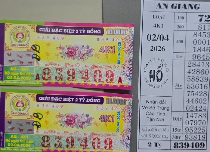 Chiều 3-4, lộ diện nơi trúng giải độc đắc xổ số miền Nam - Ảnh 2.