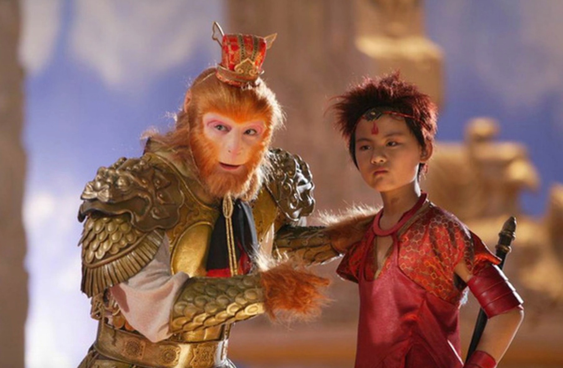 Đinh Kiện vào vai Tôn Ngộ Không trong phim