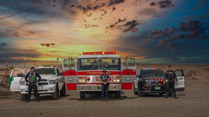 Lực lượng bảo vệ của quốc gia tự phong. Ảnh: Slowjamastan Ministry of Propaganda