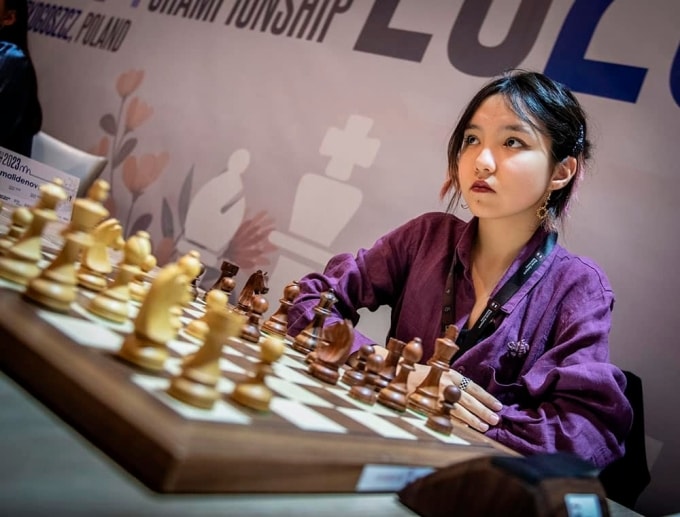 Nurman trong một lần thi đấu quốc tế. Ảnh: FIDE