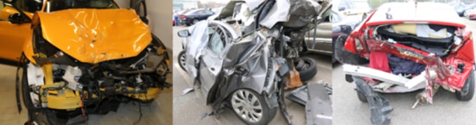 Ba xe trong tai nạn ngày 3/3/2024. Ảnh: NTSB