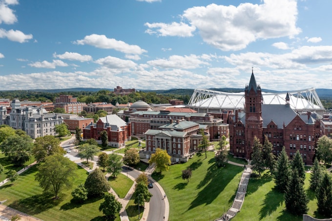 Khuôn viên Đại học Syracuse. Ảnh: Syracuse University Fanpage