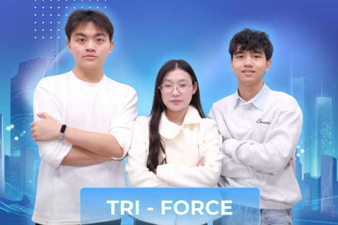 Nhóm sinh viên phát triển giải pháp truy xuất thông tin y tế bằng mã QR, không cần Internet. Ảnh: Ngọc Ánh