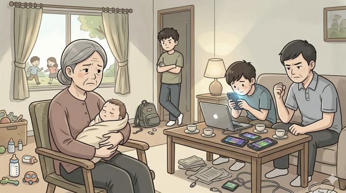 53 tuổi, tôi phải đi là công nhân để kiếm từng đồng nuôi cháu