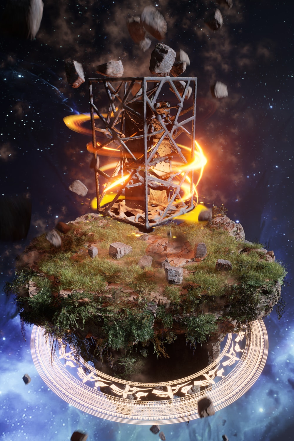 Ngũ hành được thể hiện qua các video clip ngắn chiếu tại triển lãm để người xem thưởng lãm