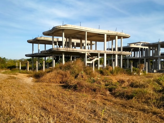 Một góc gự án Khu du lịch sinh thái biển Lạc Việt tại xã Sơn Mỹ, tỉnh Lâm Đồng. Ảnh: Khải Nguyên