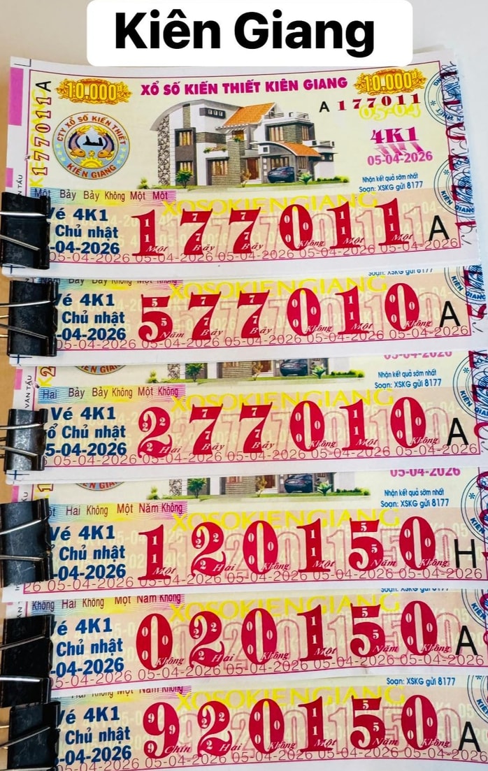 Giải độc đắc xổ số miền Nam ngày 5 - 4: Khách hàng may mắn tại Tây Ninh , Vĩnh Long - Ảnh 6.