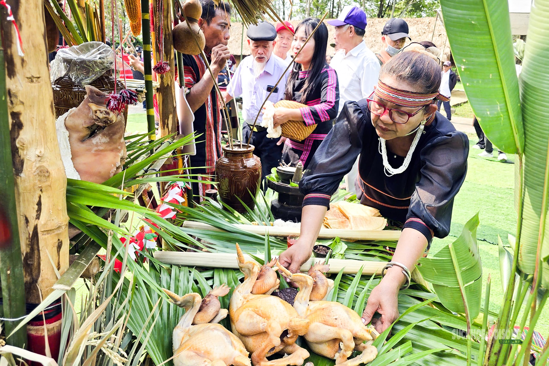 Theo nhịp cồng chiêng vào lễ cầu an của người S'tiêng- Ảnh 5.