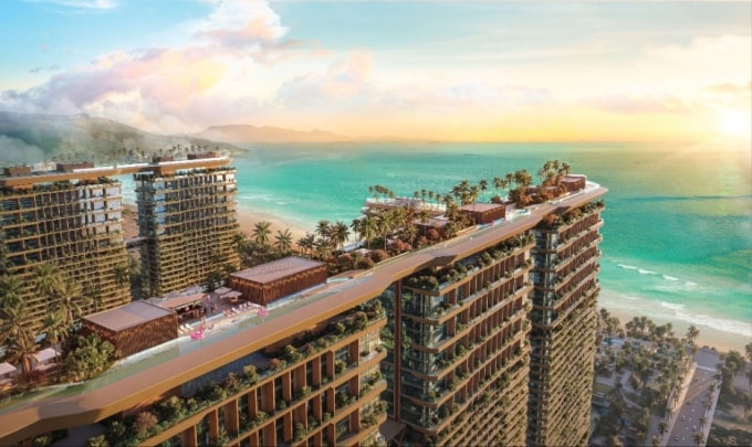 Tổ hợp giải trí tầng mái đa dạng các loại hình dịch vụ. Ảnh: Sunshine Group