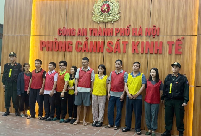 Các nghi phạm bị bắt giữ. Ảnh: Công an cung cấp