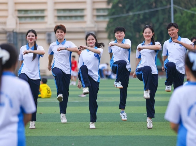 Sinh viên trường Đại học Sư phạm Hà Nội. Ảnh: HNUE