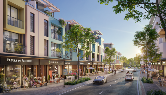 The Infinity là bất động sản vừa có thể ở, vừa có thể kinh doanh. Ảnh phối cảnh: The Infinity