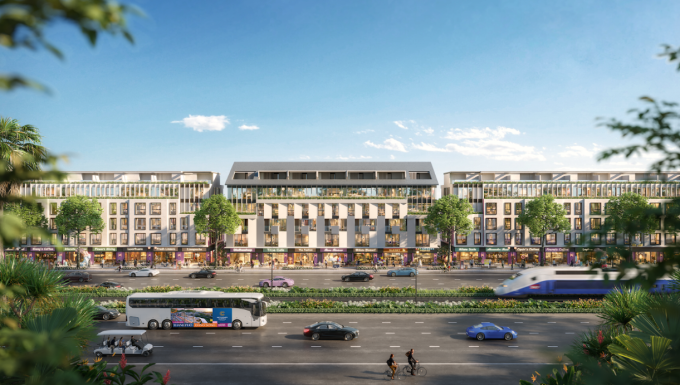 The Infinity là một điểm thu trong chuỗi giá trị du lịch - thương mại đang được kích hoạt. Ảnh phối cảnh: The Infinity