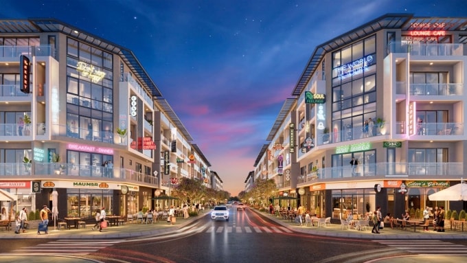 Hanoi Oriental gồm 201 sản phẩm bất động sản thấp tầng. Ảnh: VLand Việt Nam