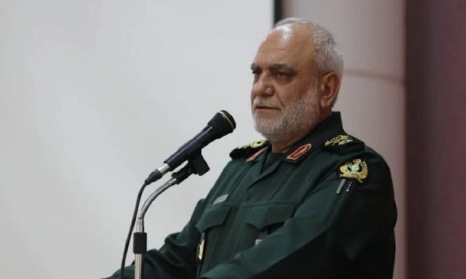 Ông Majid Khademi, lãnh đạo cơ quan tình báo của Vệ binh Cách mạng Hồi giáo (IRGC). Ảnh: almayadeen