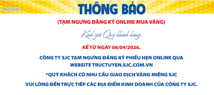 Giá vàng SJC tăng trở lại ngày 6 - 4 và thông báo quan trọng từ SJC - Ảnh 3.