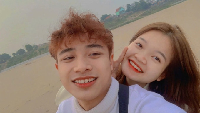Dũng và Nhi trước khi biến cố ập đến. Ảnh: Nhân vật cung cấp