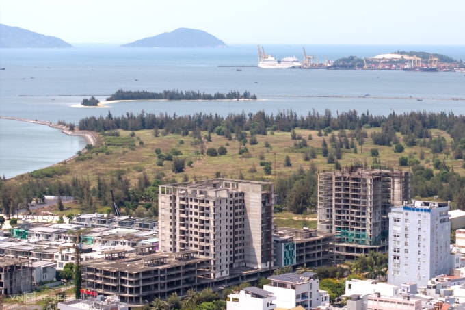 Một góc khu đô thị lấn biển Đa Phước - dự án được thành phố thực hiện tháo gỡ vướng mắc. Ảnh: Nguyễn Đông