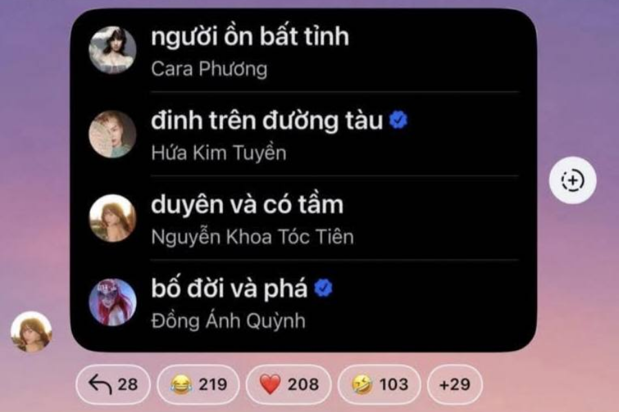 Ca sĩ Tóc Tiên cũng nhanh chóng nhập cuộc đặt biệt danh nói lái với nhóm bạn của mình (Ảnh: Vietnam's Next Top Model TV Show)