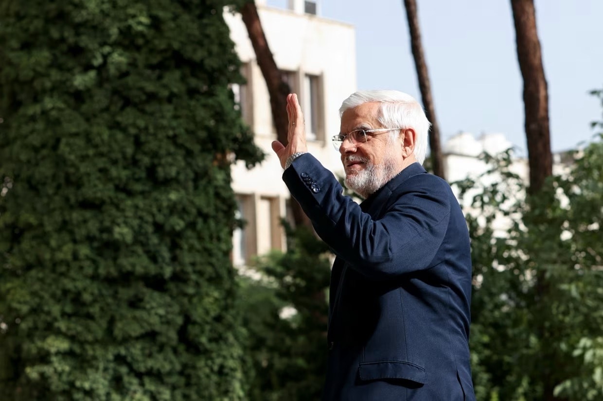 Phó Tổng thống thứ nhất Iran Mohammad Reza Aref (Nguồn: Phủ Tổng thống Iran/Zuma Press)