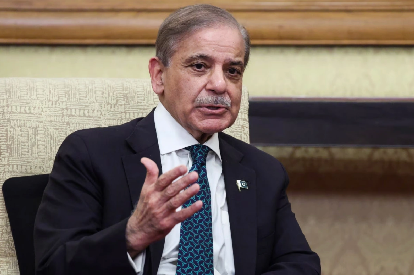 Thủ tướng Pakistan Shehbaz Sharif. (Ảnh: Reuters)