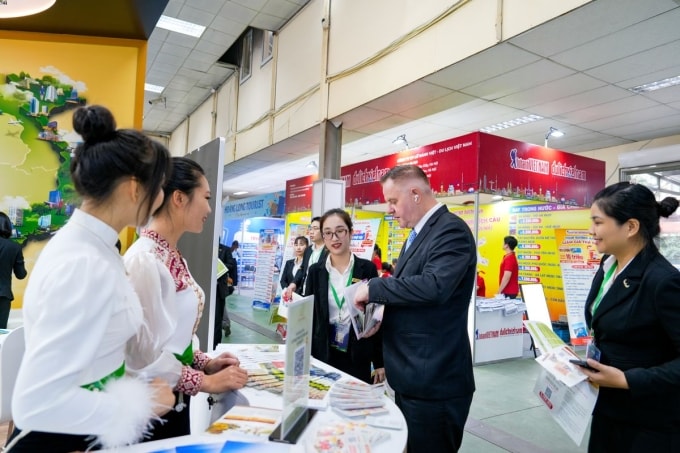 Khách tham quan gian hàng của Mường Thanh tại VITM 2026. Ảnh: Tập đoàn Mường Thanh