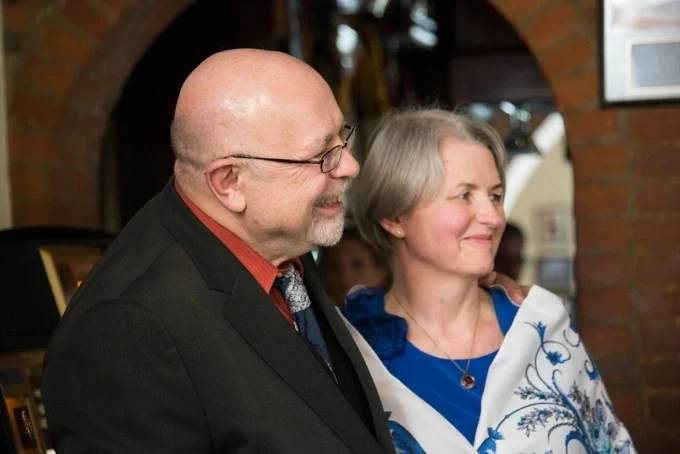 Đám cưới của Hank và Gosia tại Indiana cuối năm 2017. Ảnh: Natalia Wróblewska