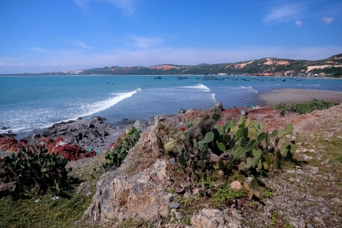 Một góc biển Mũi Né. Ảnh: Lữ Duy Tường