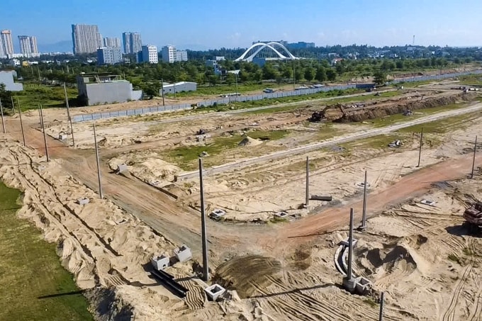 Một trong ba dự án của Bách Đạt An đang chờ tháo gỡ để ra sổ đỏ. Ảnh: Nguyễn Đông