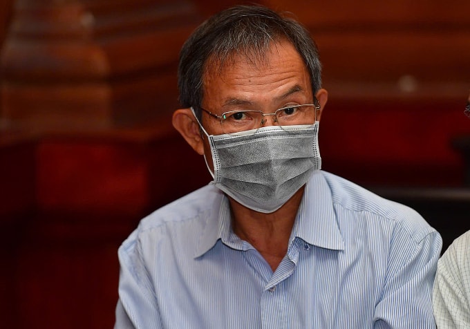 Bị cáo Trần Ngọc Thuận tại tòa. Ảnh: Thanh Tùng