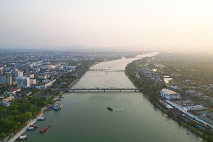 Hai bờ sông Hương sau quy hoạch. Ảnh: Võ Thạnh