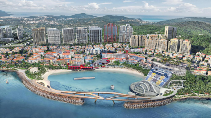 Thị trấn Hoàng Hôn tại Nam Phú Quốc do Sun Group phát triển. Ảnh: Sun Group