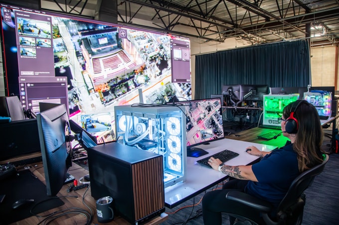 Phòng làm việc tại trụ sở Mithril Defense ở Austin, Texas. Ảnh: Mithril Defense