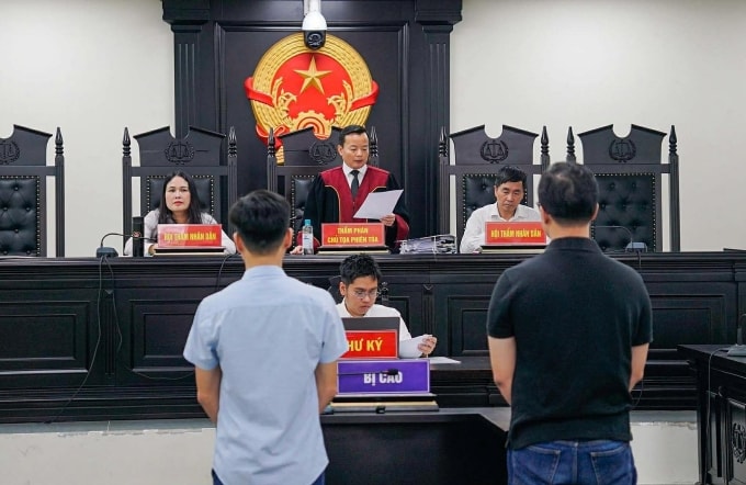 Phiên tòa được điều hành bởi chủ tọa Đinh Quốc Trí. Ảnh: Danh Lam